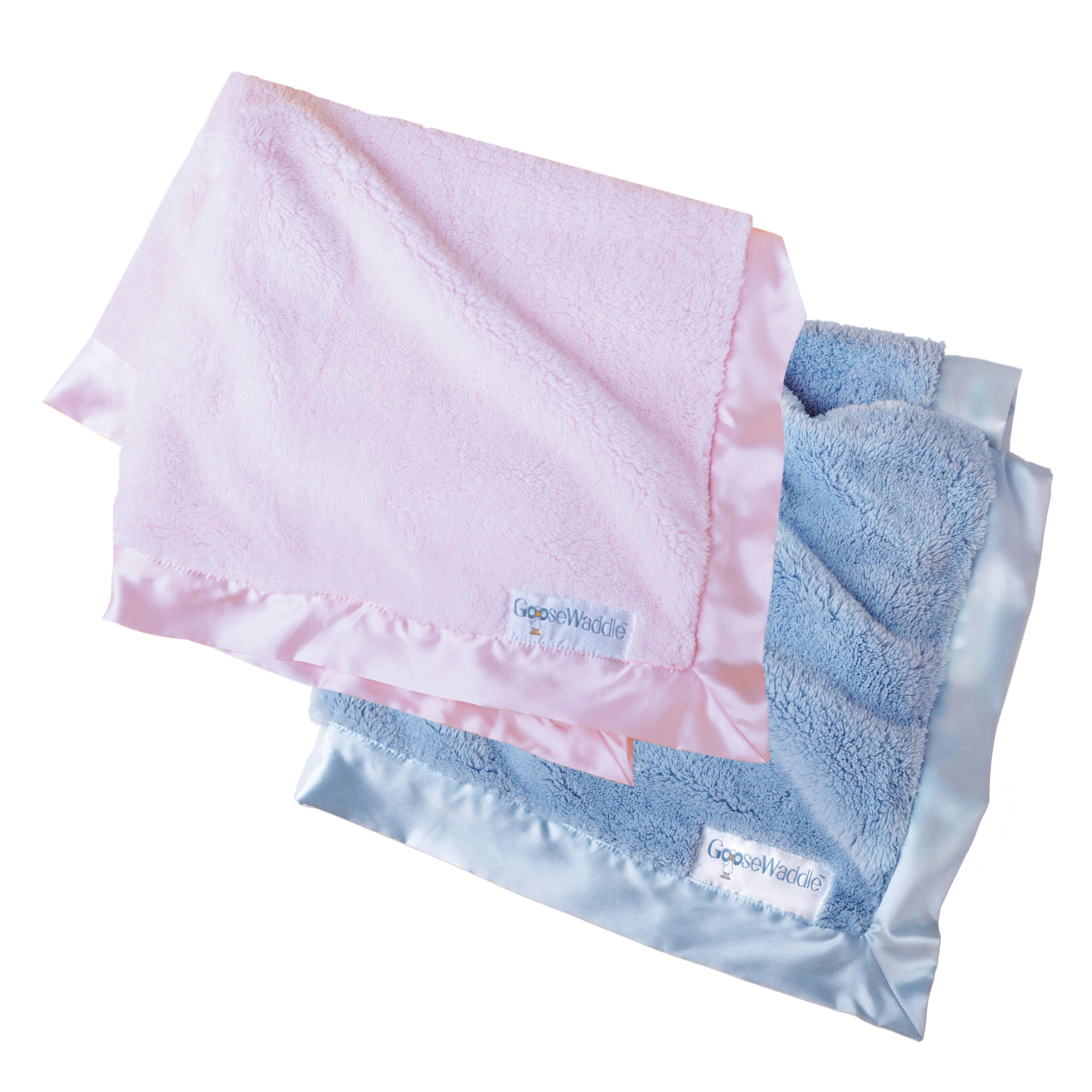 Luxury Baby Blanket with Satin Trim – 29" x 35"