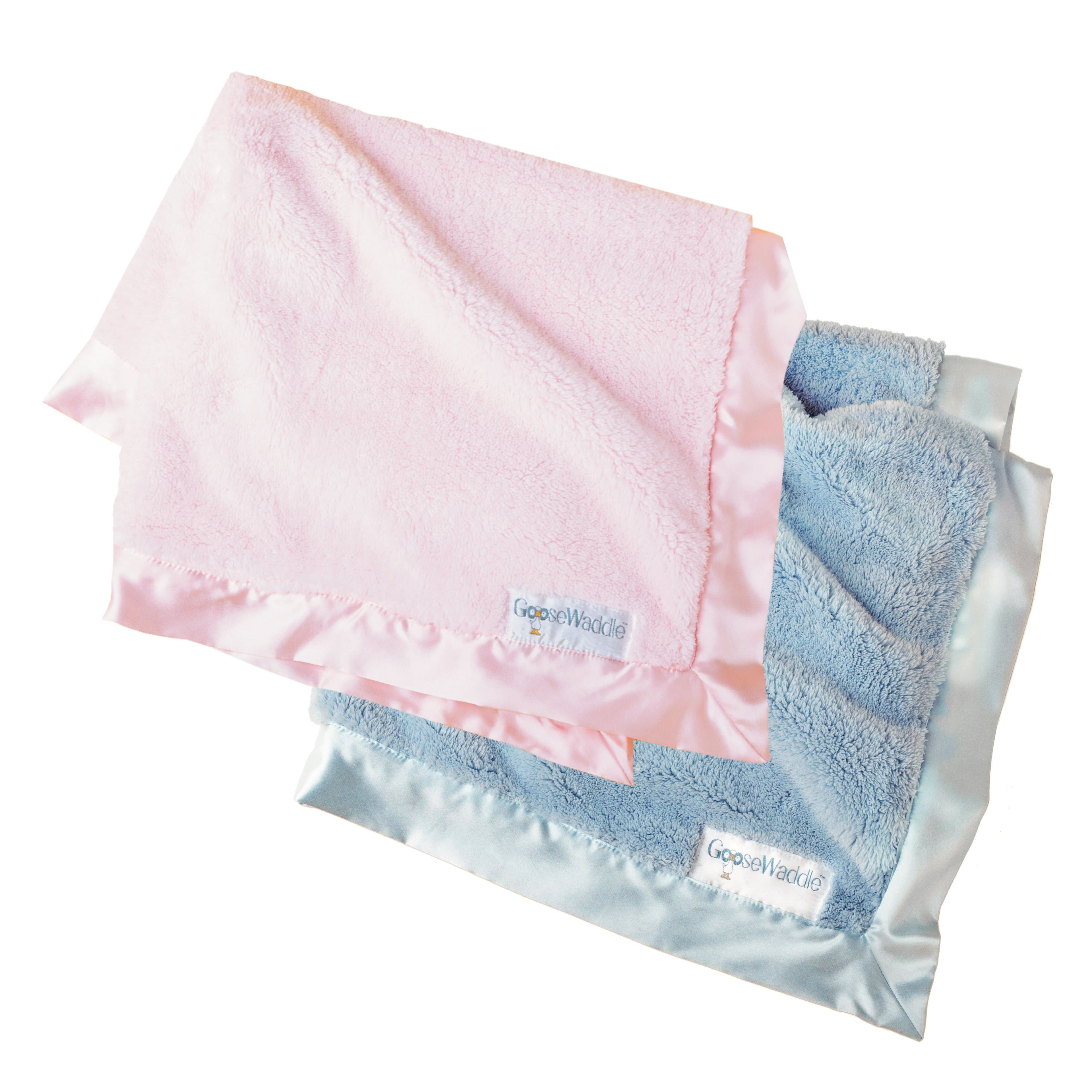 Luxury Baby Blanket with Satin Trim – 29" x 35"