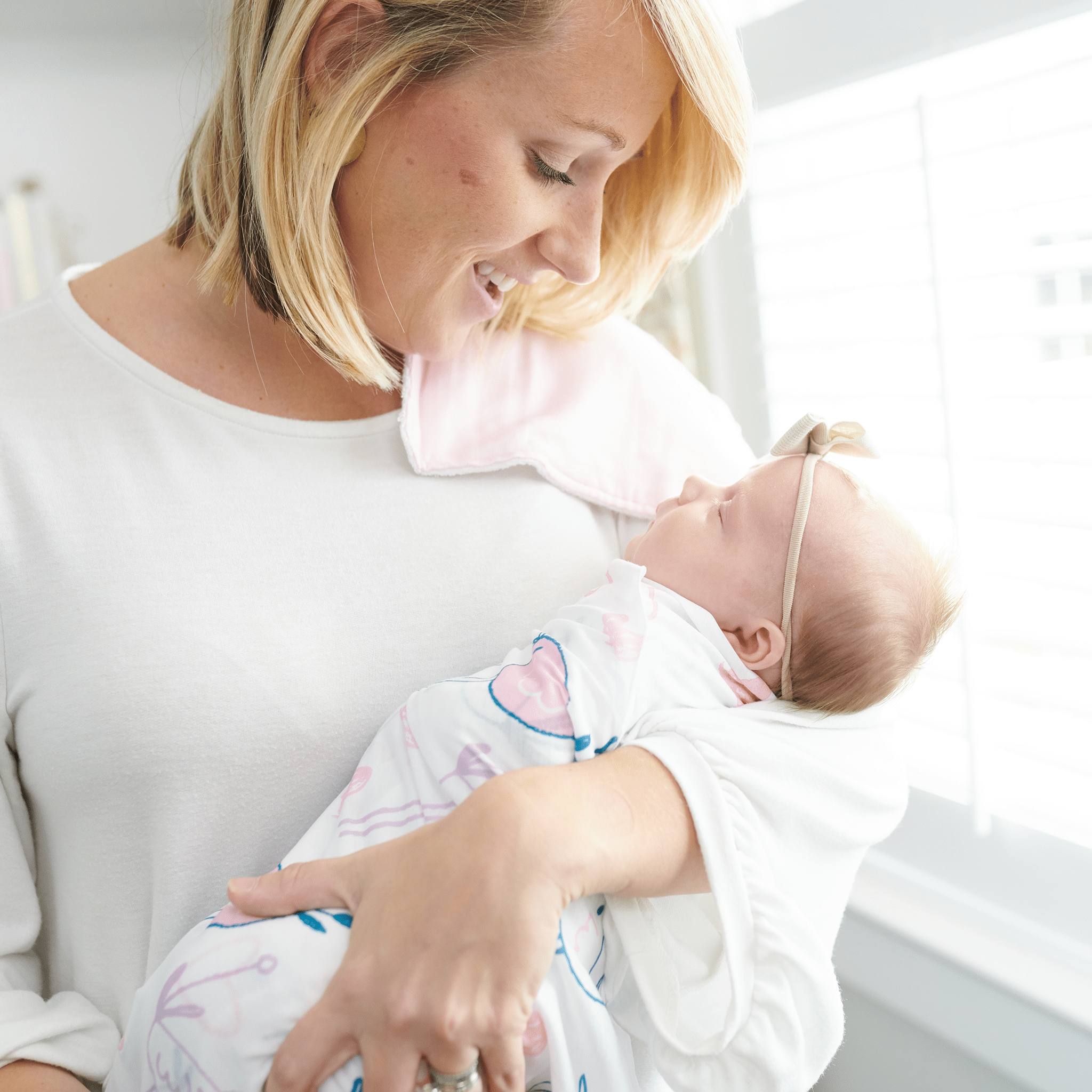 Baby Receiving/Swaddle Blankets - 2 Pack