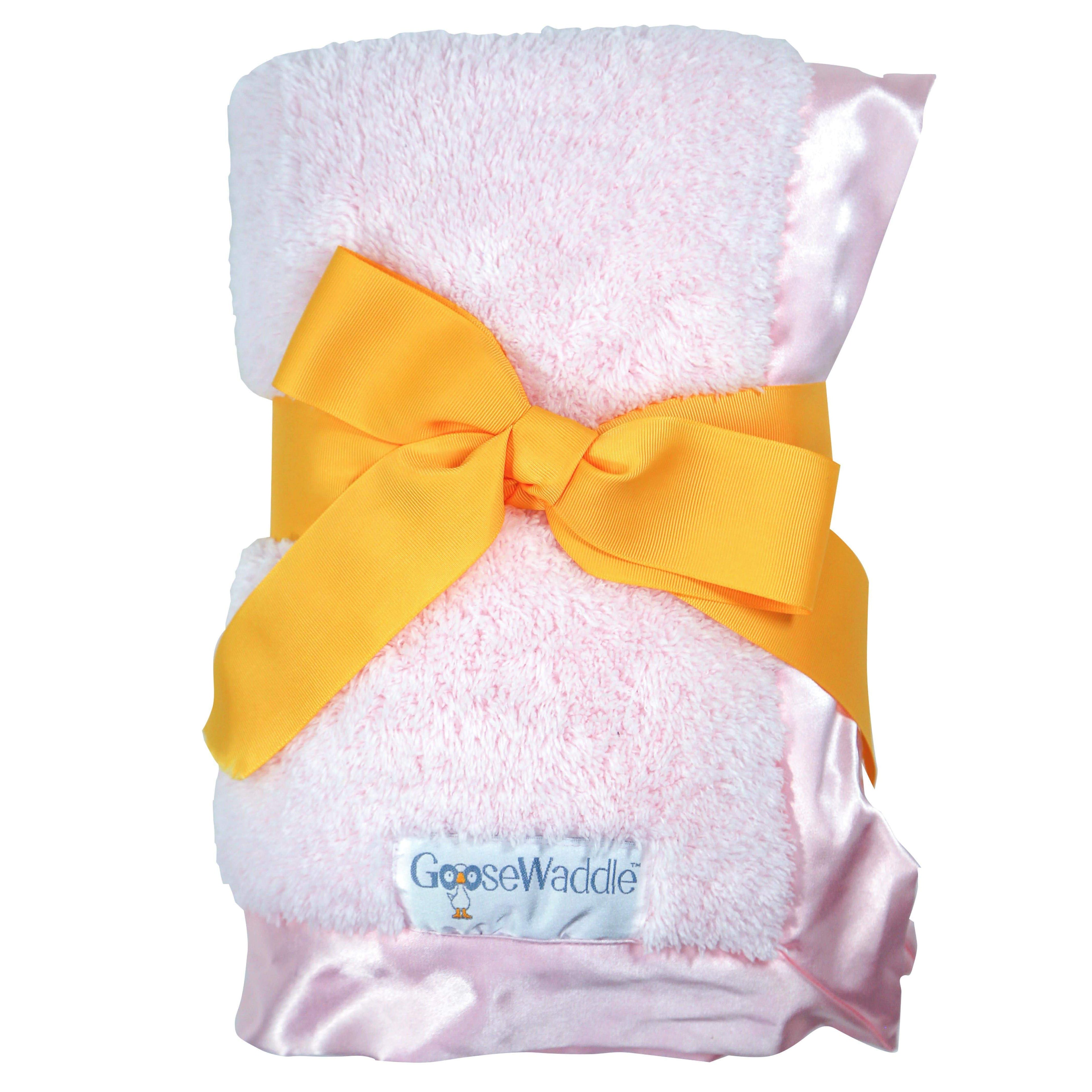 Luxury Baby Blanket with Satin Trim – 29" x 35"