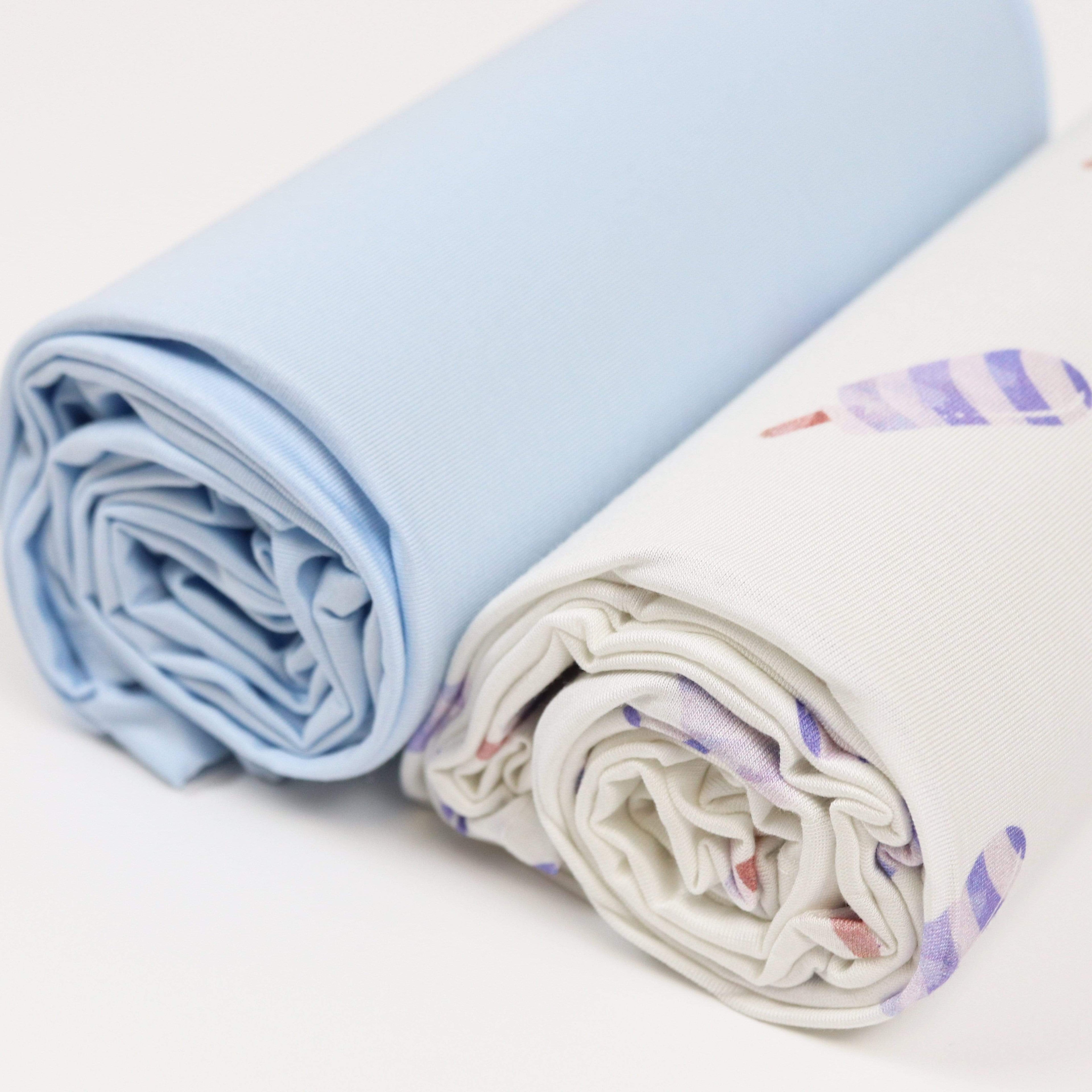 Baby Blue Popsicle Swaddle Blanket - 2 Pack