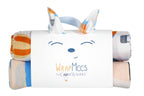 Bear and Hot Air Balloons Receiving Blankets - 2 Pack