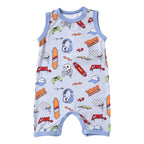 Graffiti Sleeveless Shortall - Blissfully Lavender BoutiqueBestaroo