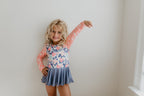 Gray Dot Skirted Leotard - Blissfully Lavender BoutiqueOopsie Daisy