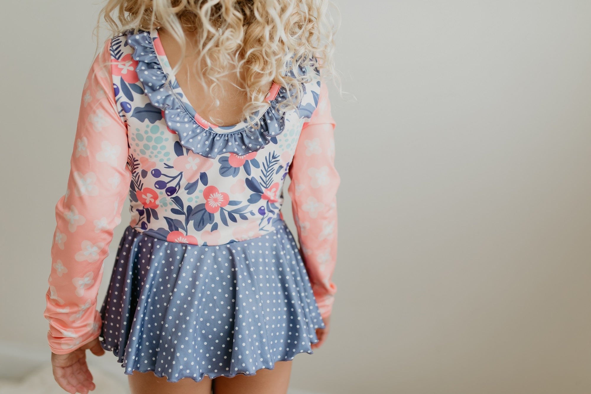 Gray Dot Skirted Leotard - Blissfully Lavender BoutiqueOopsie Daisy
