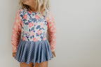 Gray Dot Skirted Leotard - Blissfully Lavender BoutiqueOopsie Daisy