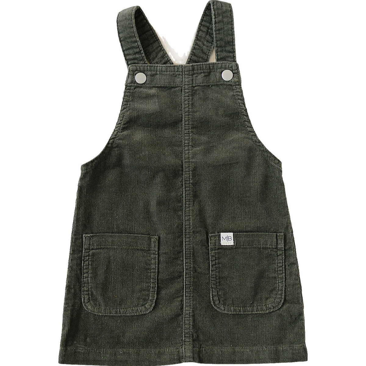 Green Corduroy Dress - Blissfully Lavender BoutiqueMebie Baby