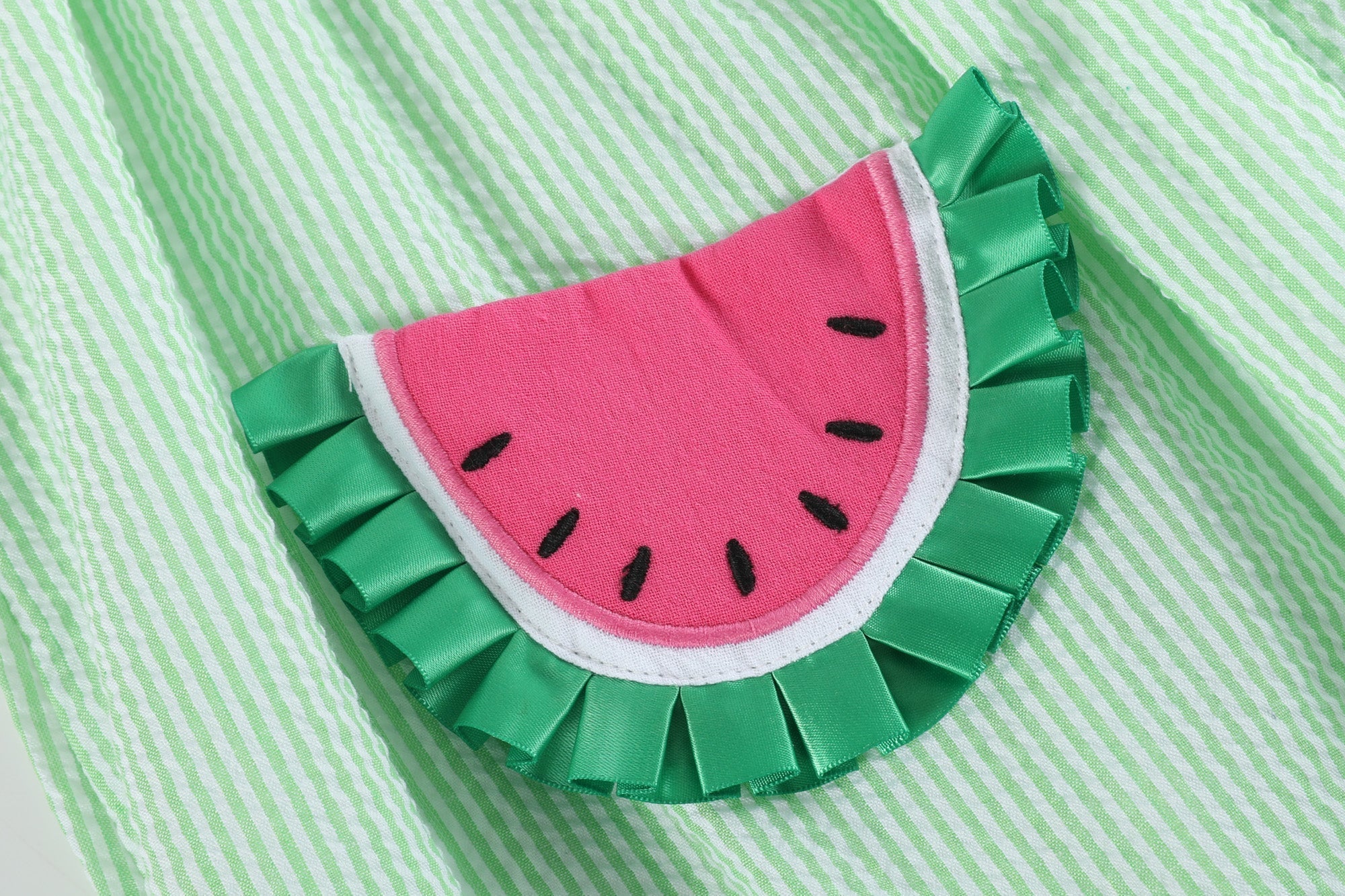 Green Watermelon Bishop Dress