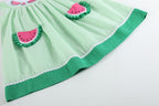Green Watermelon Bishop Dress