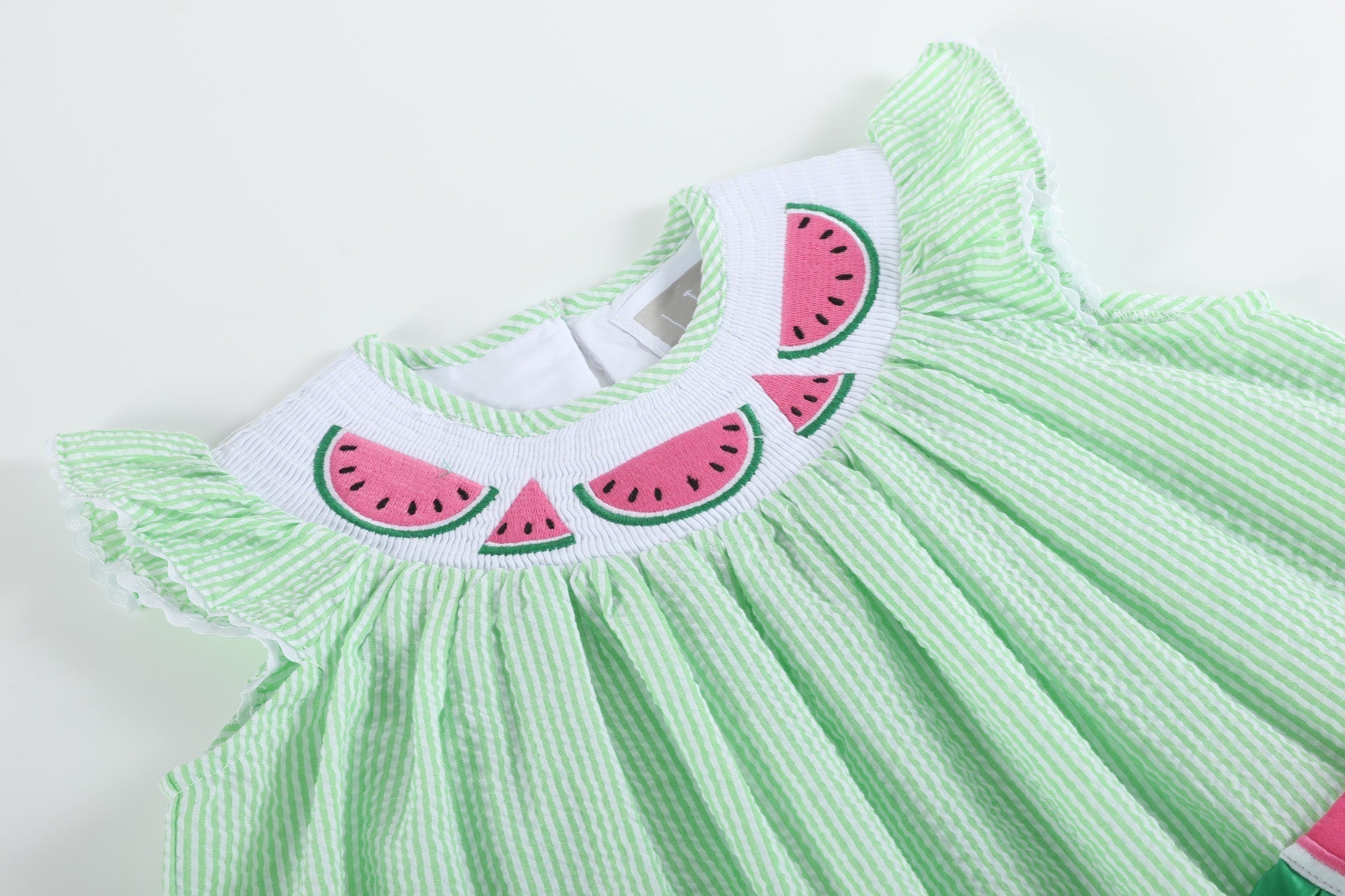 Green Watermelon Bishop Dress