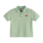 Green Tractor Golf Shirt