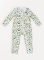 Happy Monkey Zipper Pajamas - Blissfully Lavender BoutiqueTimo & Violet