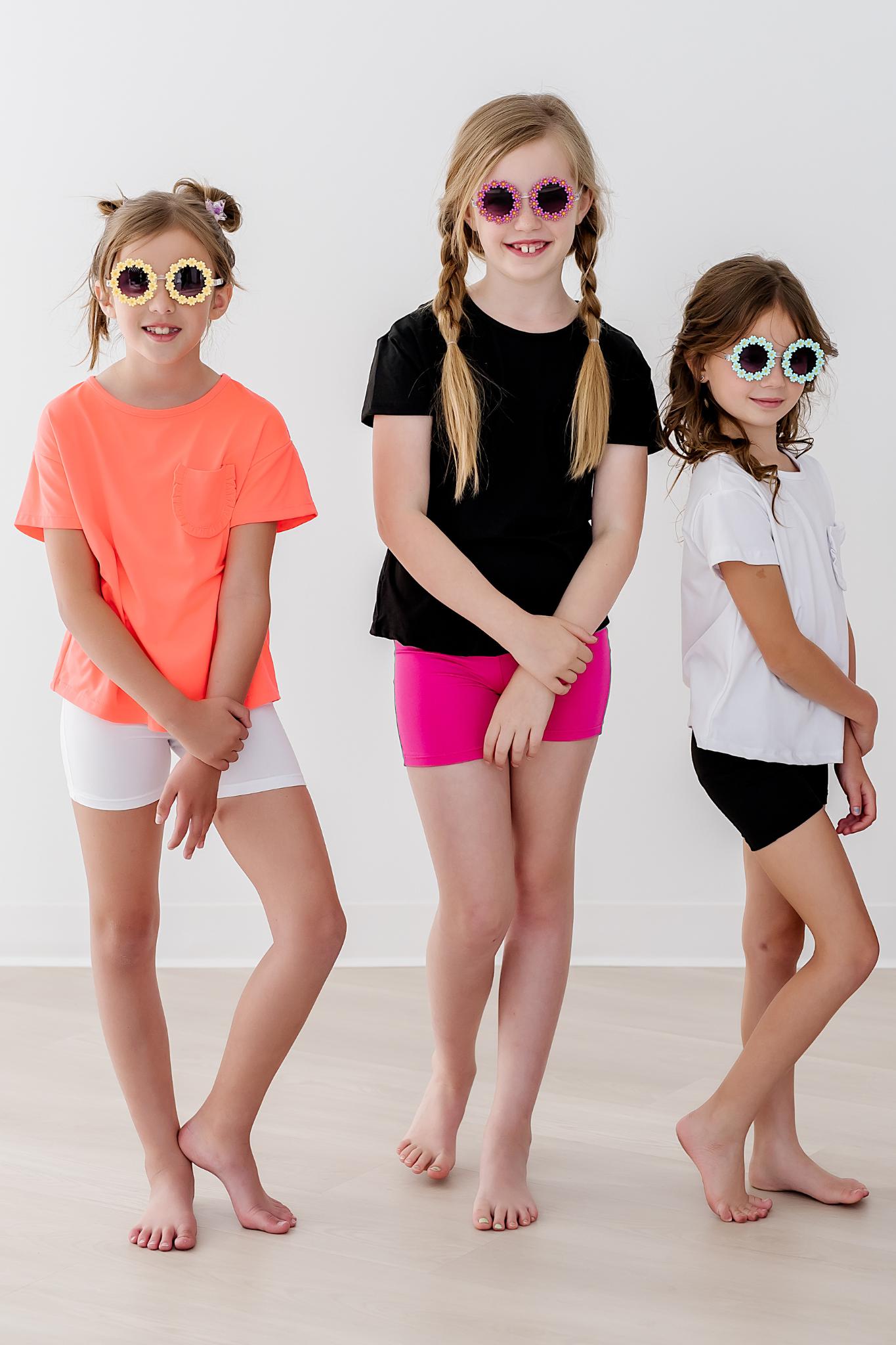 Hot Pink Twirl Shorts - Blissfully Lavender BoutiqueMila & Rose ®