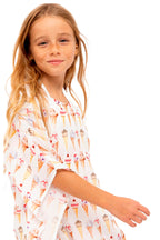 Ice Cream Poncho Cover-up