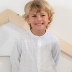 Igor White Cotton Shirt - Blissfully Lavender BoutiqueBebe Sweeny