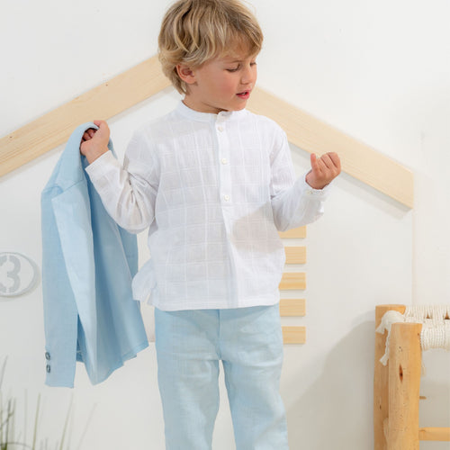 Igor White Cotton Shirt