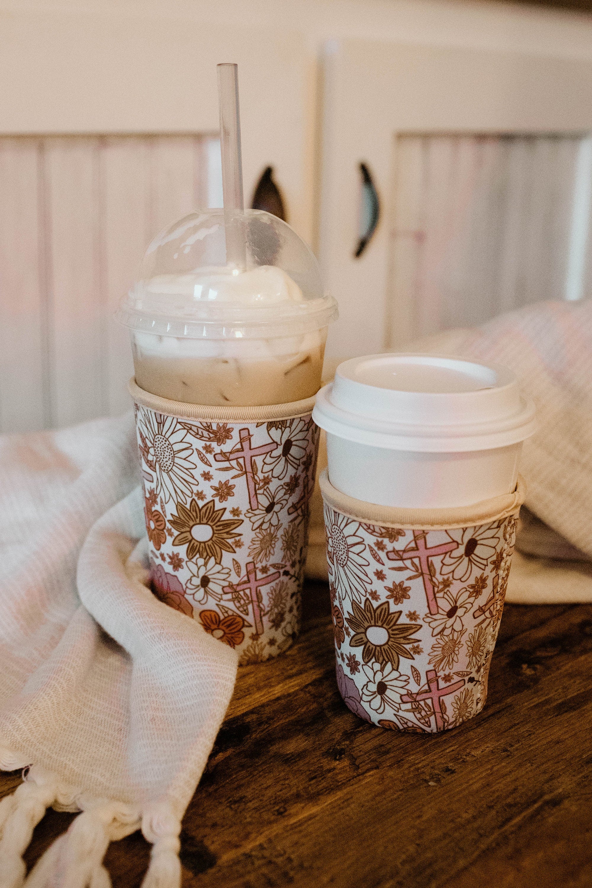 Floral Coffee Sleeve