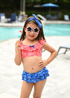 Girls Morning Star Two Piece Swimsuit