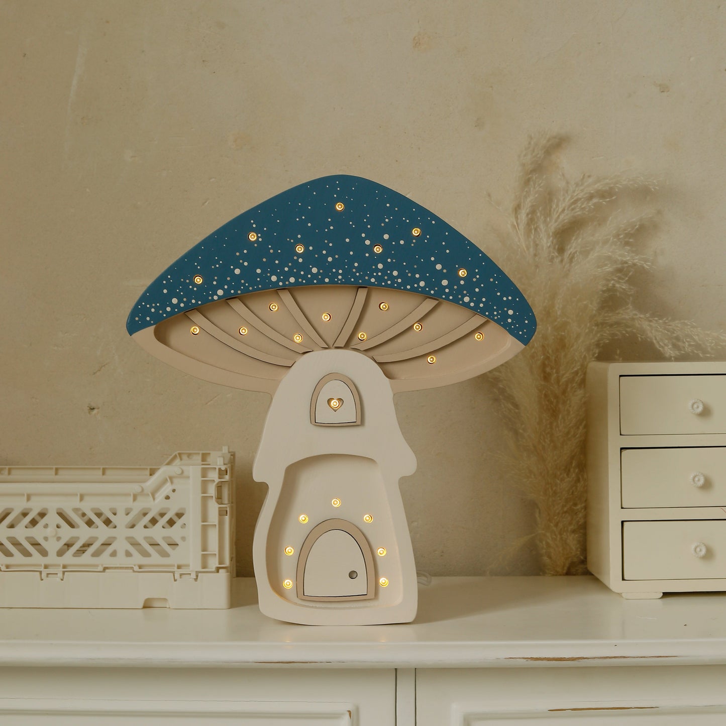 Little Lights Mushroom House Lamp