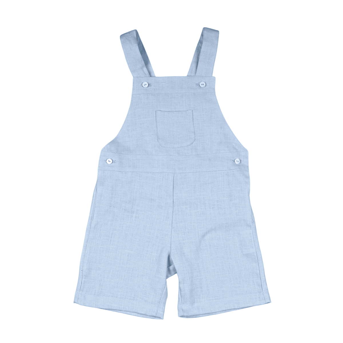 Ineo Light Blue Linen Overalls - Blissfully Lavender BoutiqueBebe Sweeny