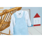 Ineo Light Blue Linen Overalls - Blissfully Lavender BoutiqueBebe Sweeny