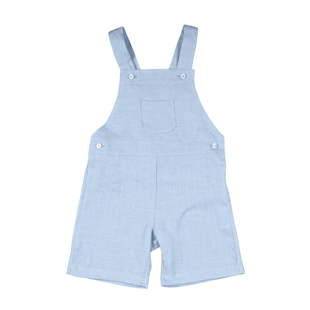 Ineo Light Blue Linen Overalls