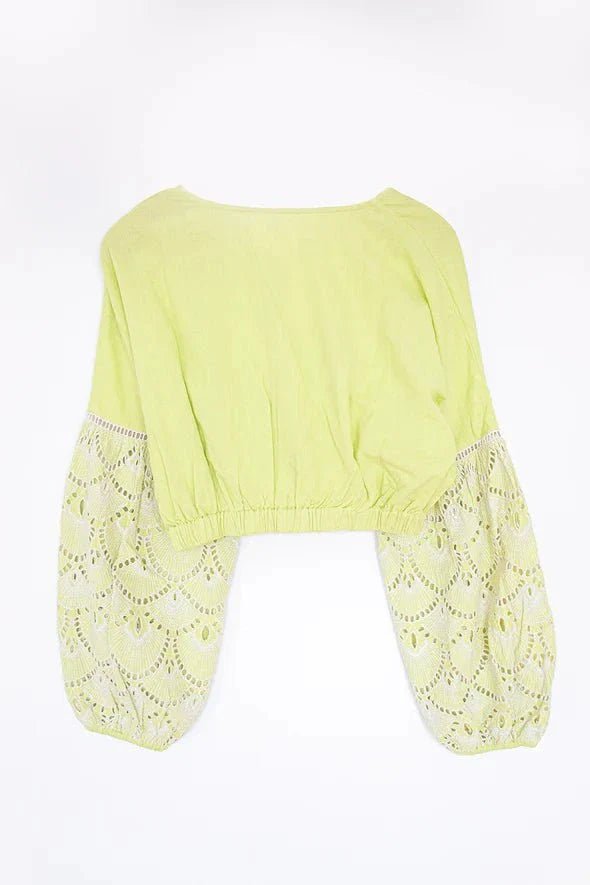 Irupe Blouse Leyenda Cross Front - Blissfully Lavender BoutiqueGuadalupe Design