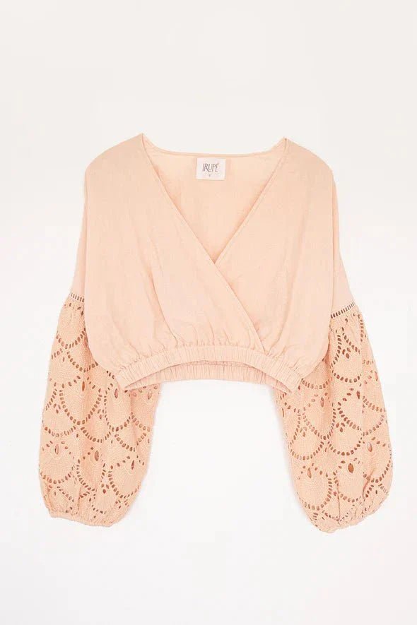 Irupe Blouse Leyenda Cross Front - Blissfully Lavender BoutiqueGuadalupe Design