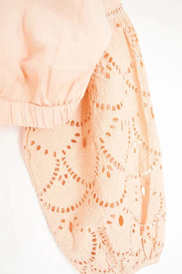 Irupe Blouse Leyenda Cross Front - Blissfully Lavender BoutiqueGuadalupe Design