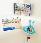 Jonah and the Whale Foam Bath Toy Set - Blissfully Lavender BoutiqueSaintly Heart