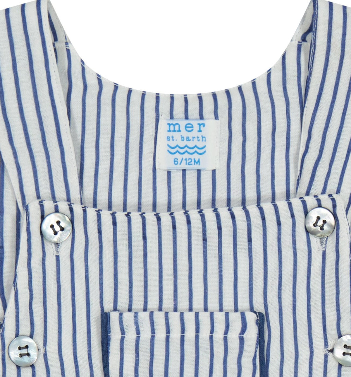 Julien Baby Boy Romper Marine Stripe