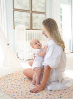 Blush Peach Madame Butterfly Shawl Blanket