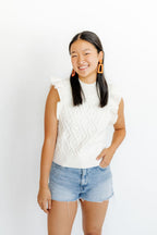 Kennedy Statement Earrings - Metallic Orange