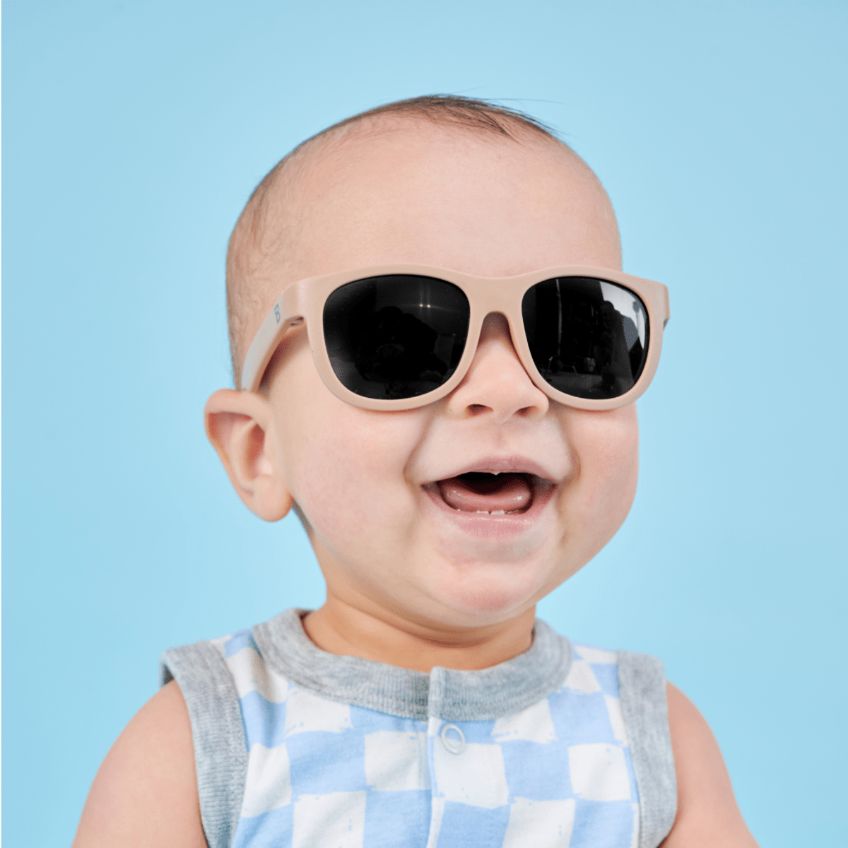 Kids Eco Sunglasses – Soft Sand Navigator Style - Blissfully Lavender BoutiqueBabiators Sunglasses