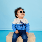 Kids Eco Sunglasses – Soft Sand Navigator Style - Blissfully Lavender BoutiqueBabiators Sunglasses