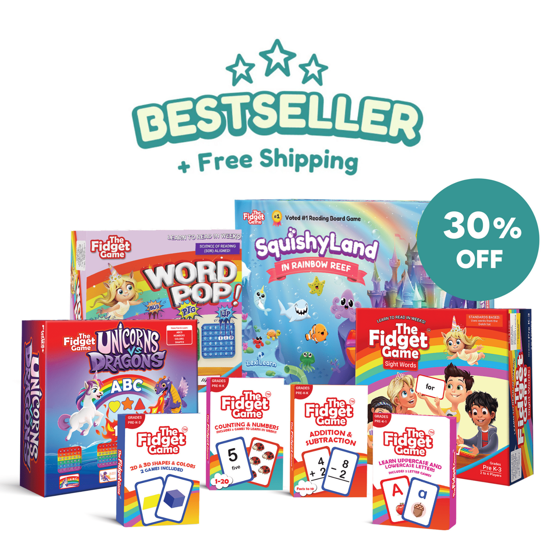 Kindergarten Shark Tank Bundle - Blissfully Lavender BoutiqueThe Fidget Games