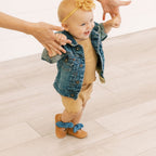 Knotted Bow Baby Shoe - Blissfully Lavender BoutiqueFreshly Picked
