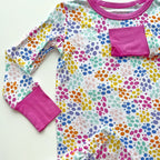 Korrie Dots Bamboo 2 - Piece Long Sleeve Set - Blissfully Lavender BoutiqueLaree + Co.
