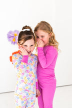 Korrie Dots Bamboo 2 - Piece Long Sleeve Set - Blissfully Lavender BoutiqueLaree + Co.