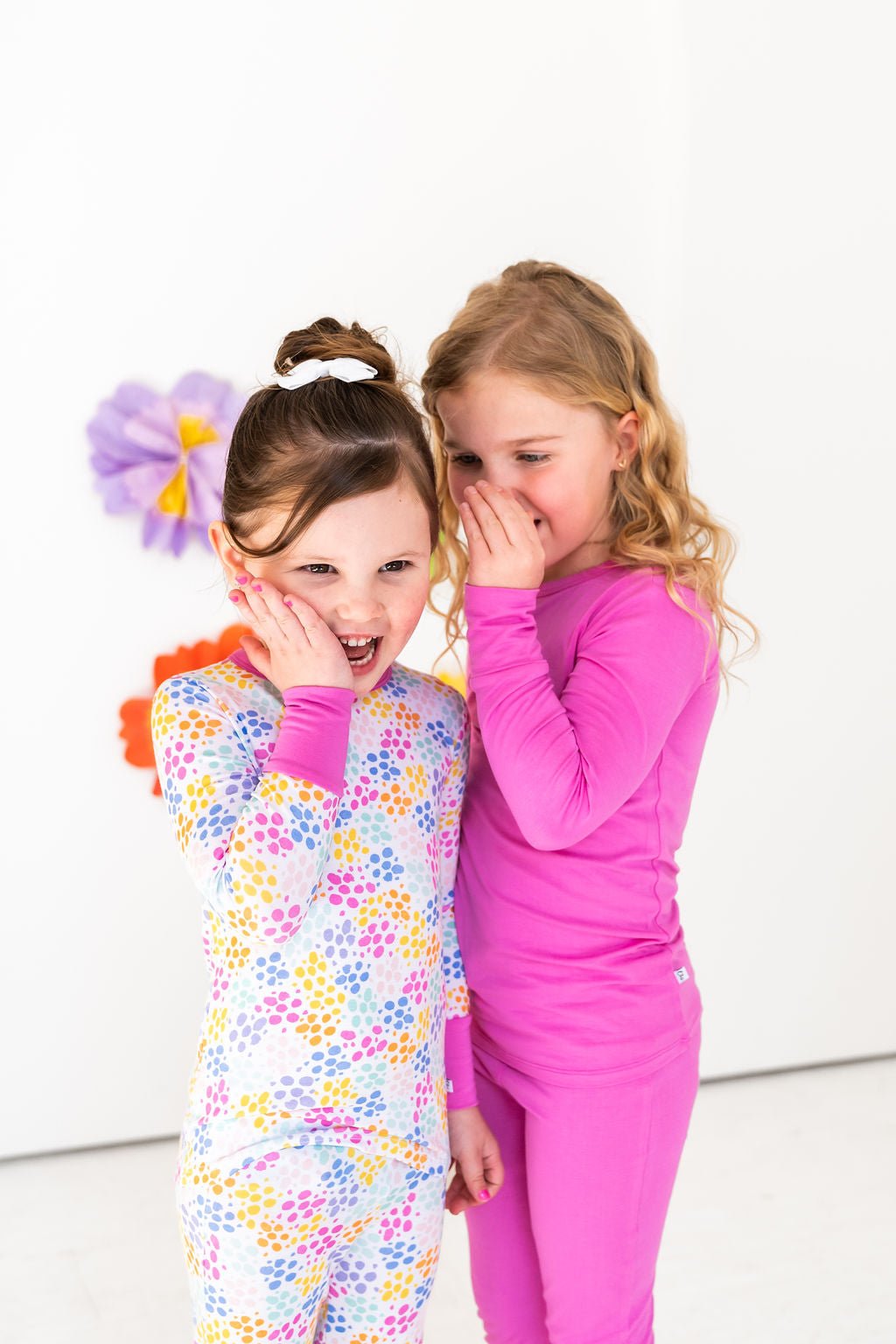 Korrie Dots Bamboo 2 - Piece Long Sleeve Set - Blissfully Lavender BoutiqueLaree + Co.