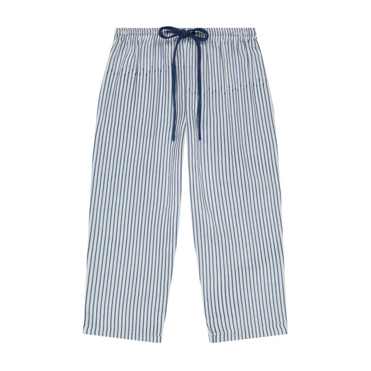 La Plage Boy's Drawstring Pant Marine Stripe