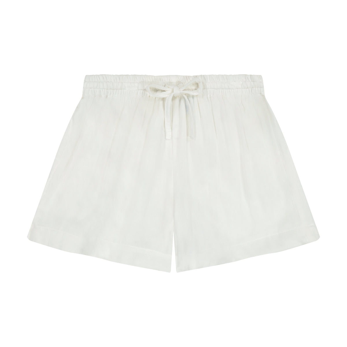 La Plage Boy's Drawstring Short White