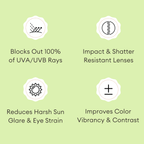 Lavender Polarized Mirrored Lenses - Blissfully Lavender BoutiqueBabiators Sunglasses