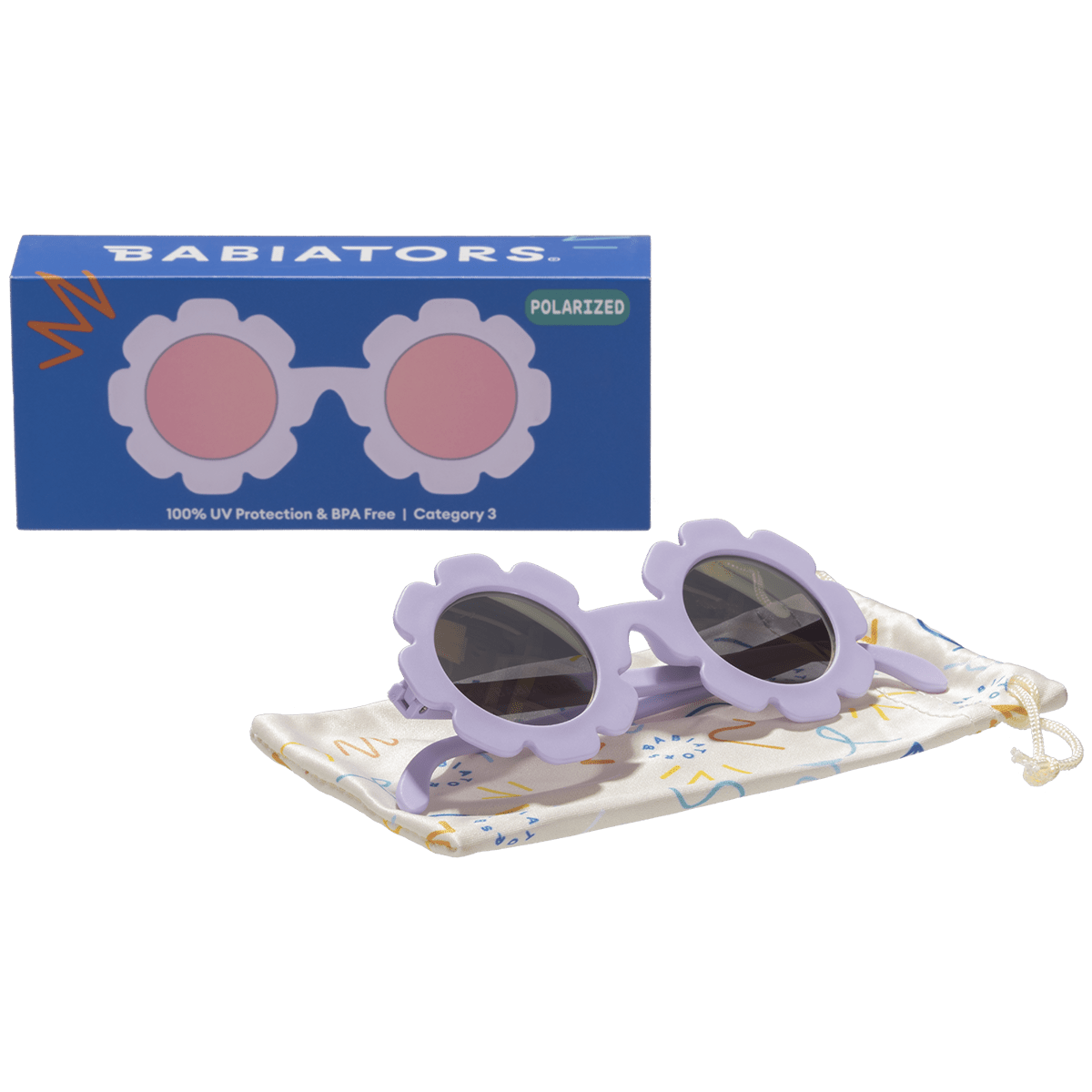 Lavender Polarized Mirrored Lenses - Blissfully Lavender BoutiqueBabiators Sunglasses