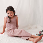 leena jumpsuit in dusty rose