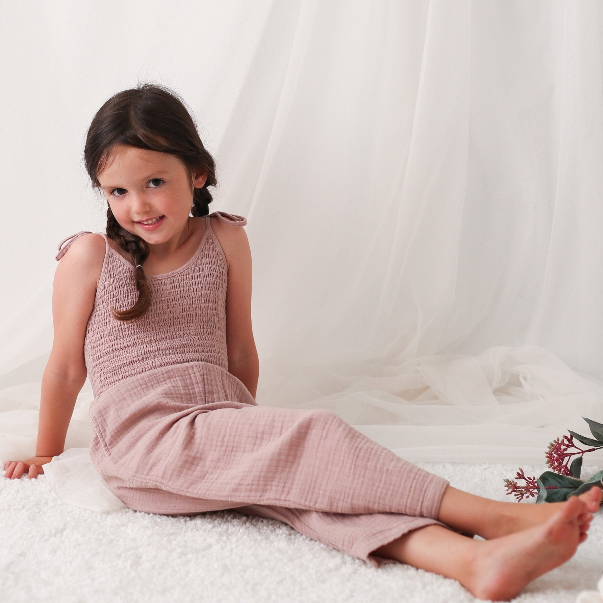 leena jumpsuit in dusty rose - Blissfully Lavender BoutiqueBestaroo