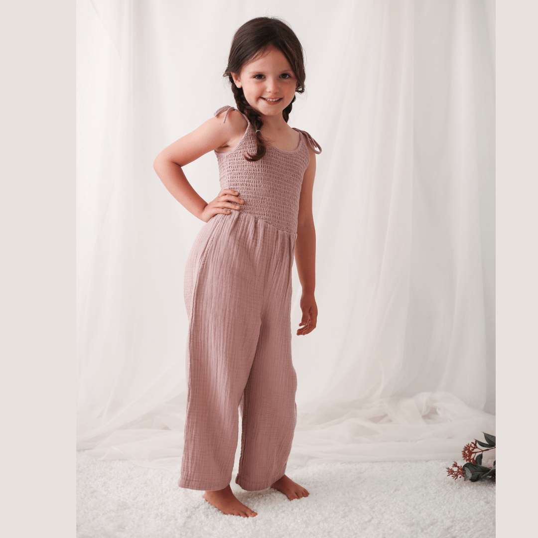 leena jumpsuit in dusty rose - Blissfully Lavender BoutiqueBestaroo
