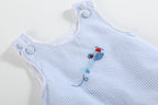 Light Blue Airplane Bubble Romper - Blissfully Lavender BoutiqueLil Cactus