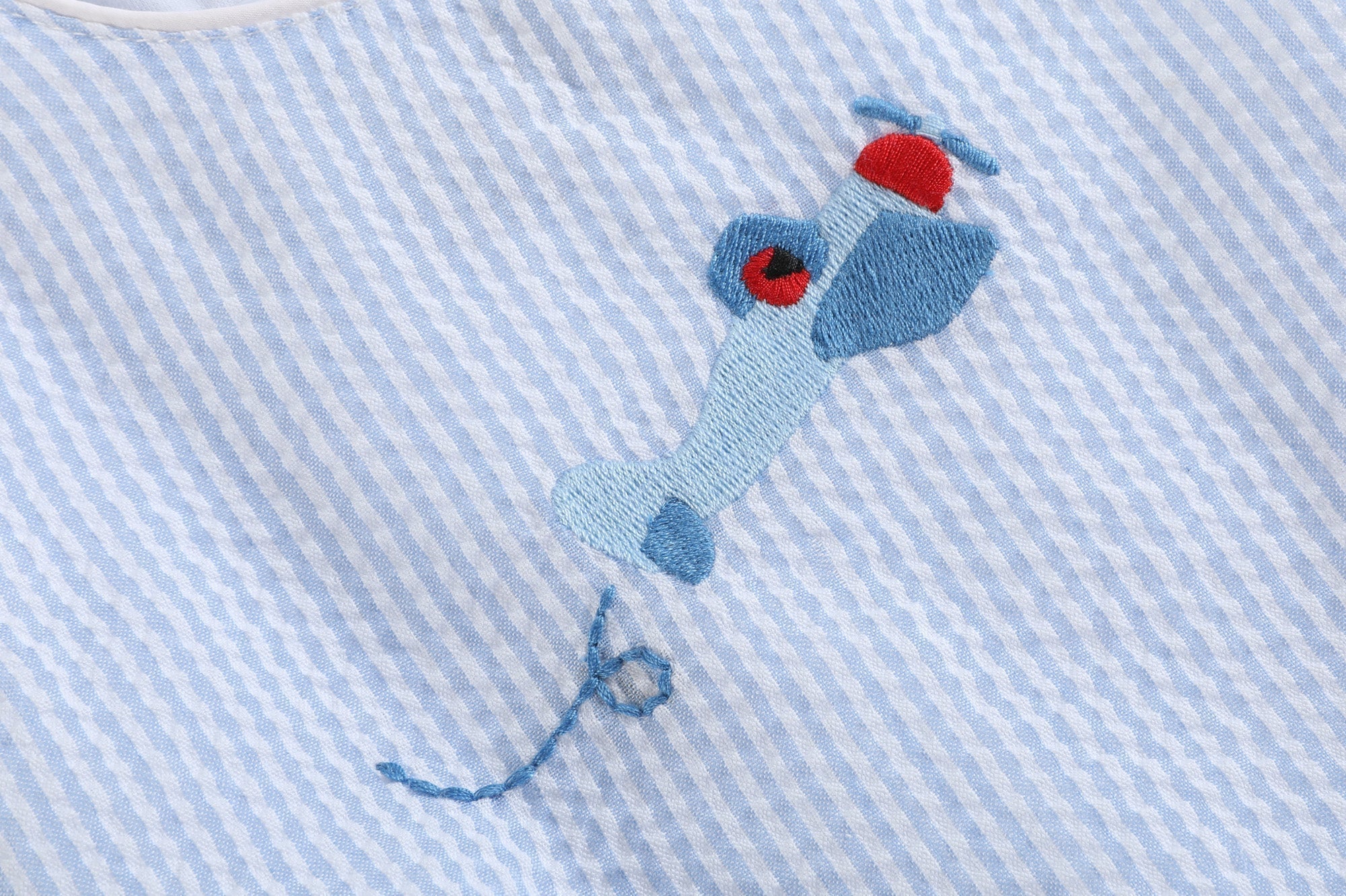 Light Blue Airplane Bubble Romper - Blissfully Lavender BoutiqueLil Cactus