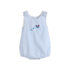 Light Blue Airplane Bubble Romper - Blissfully Lavender BoutiqueLil Cactus